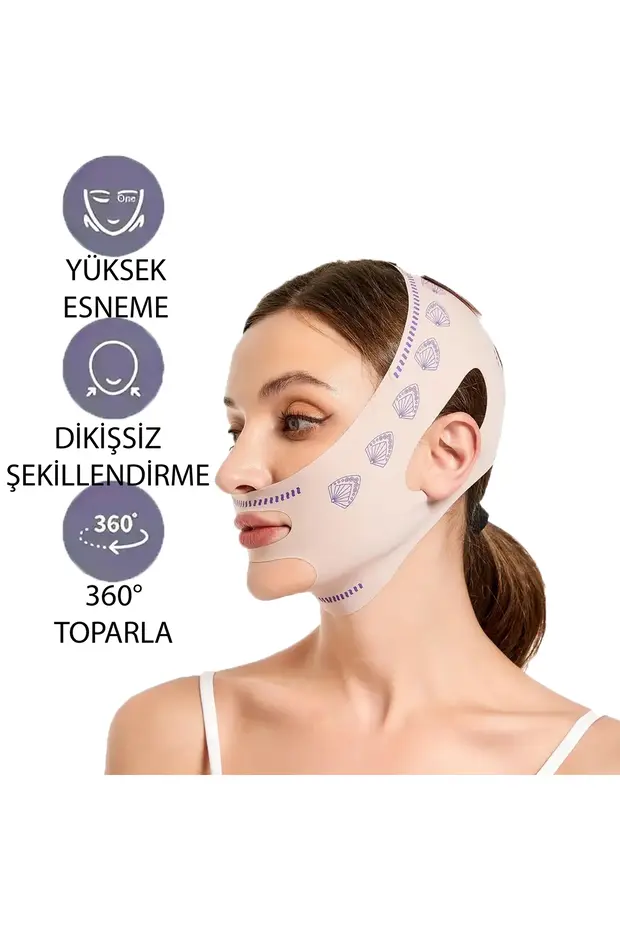 Yüz Korsesi Çene Boyun Bandı Gıdı Yanak Gıdık Toplama korsesi Yüz Korsesi Çene Boyun Bandı Gıdı Yanak Gıdık Toplama korsesi